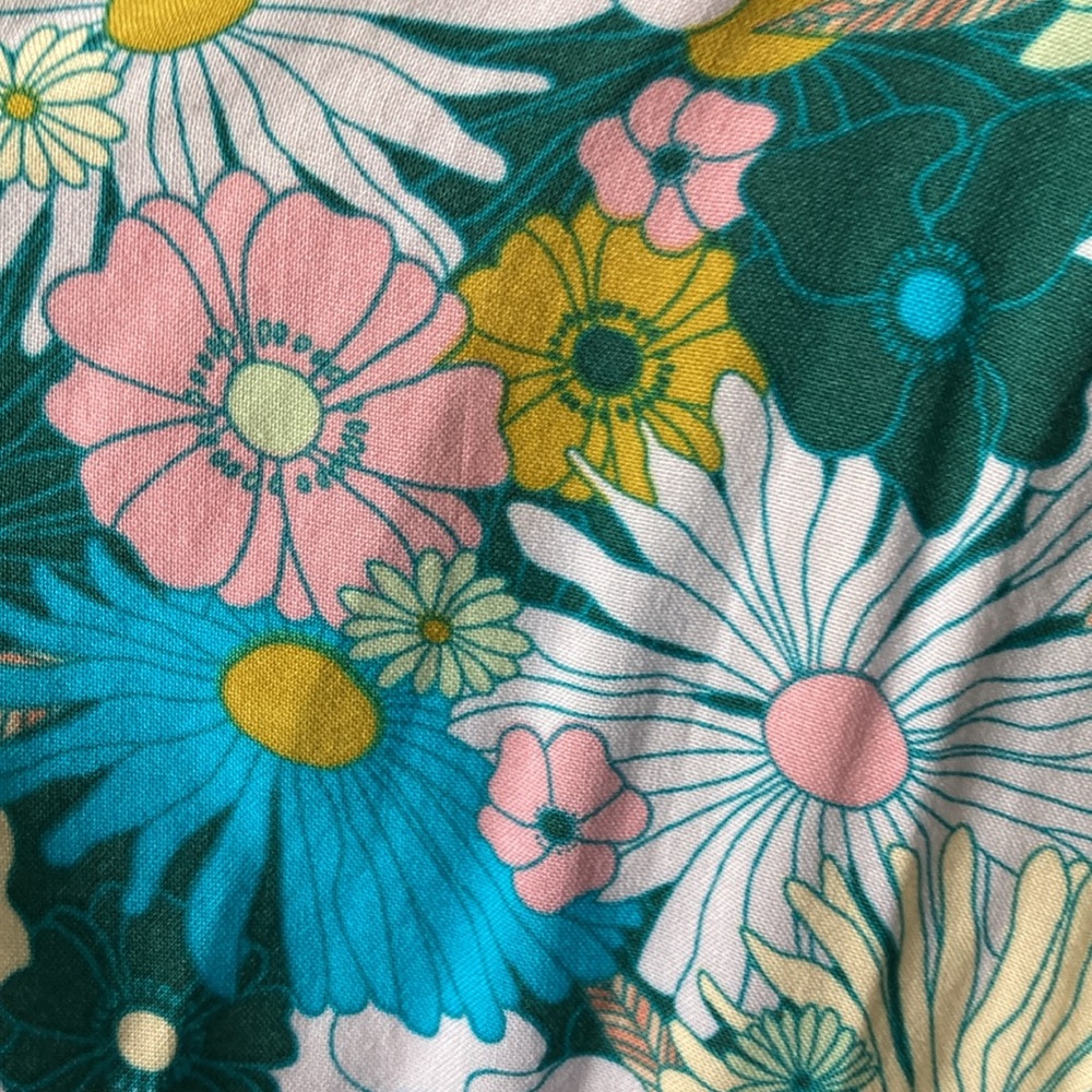 3/$24 SO dress Halter neck swing mini dress floral print dress boho M jr - Picture 14 of 17